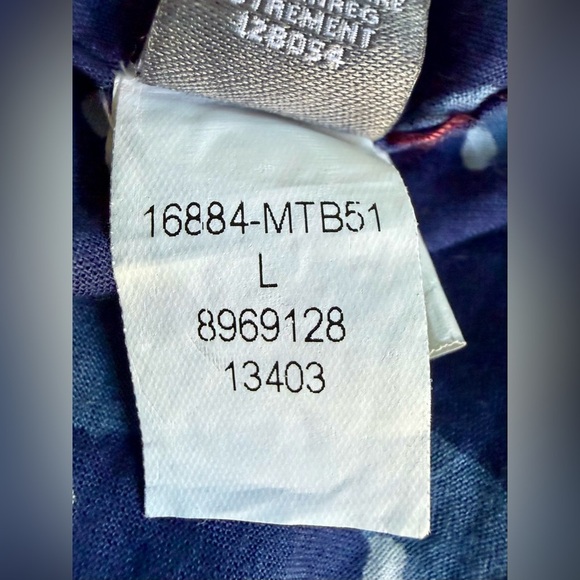 EUC Bonobos 👔 Slim Fit Navy Dot Button-Down Shirt (L) ⭐ 100% Cotton - Picture 8 of 9